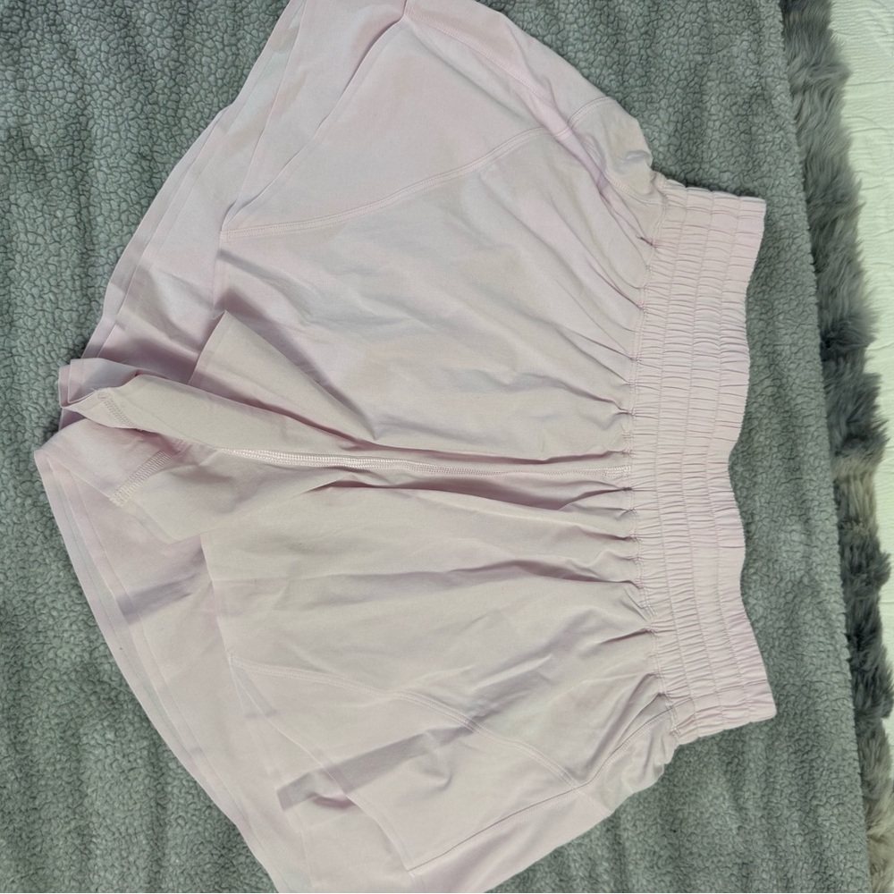 Shake It Out High-Rise Running Shorts - Pink Organza - Picture 2 of 4